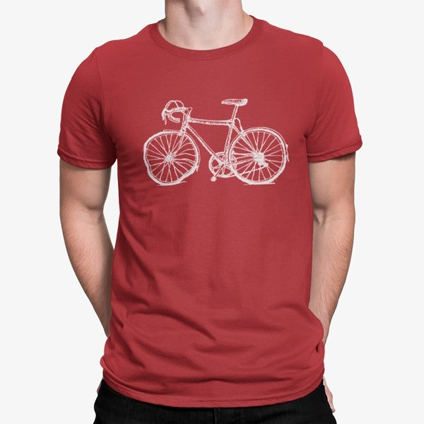 Camiseta Bici Dibujo Minimalista