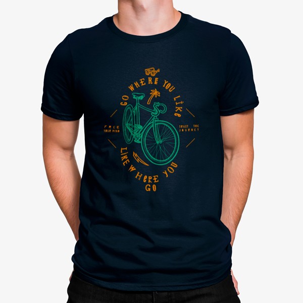 Camiseta Bici Vá A Donde Quieras