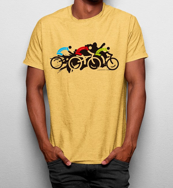 Camiseta Carrera De Bicicletas