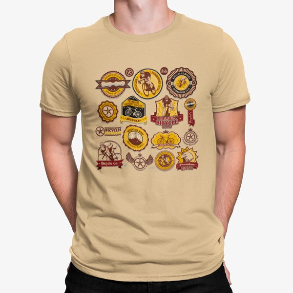 Camiseta Emblemas De Bici