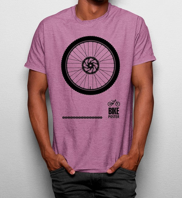 Camiseta Rueda Póster De Bici