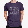 Camiseta Ruedas De Bicicleta
