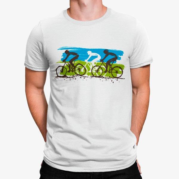 Camiseta Tres Hombres En BIci