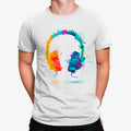 Camiseta Auriculares Coloridos