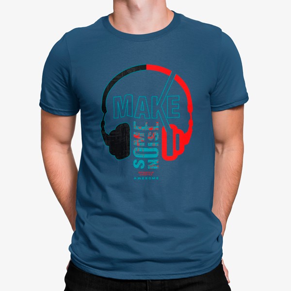 Camiseta Auriculares Música