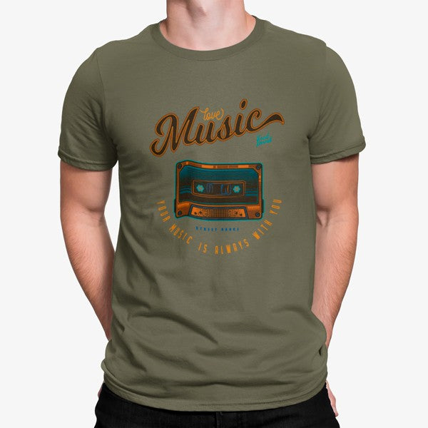 Camiseta Casete De Música Love