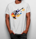 Camiseta Dibujo Guitarra Colorido Artítico