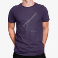 Camiseta Guitarra Líneas