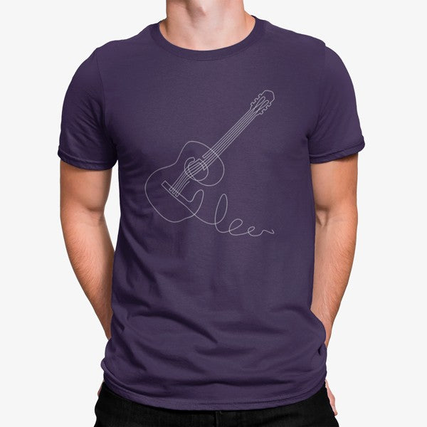 Camiseta Guitarra Líneas