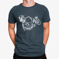 Camiseta Hombre Tocando Saxofón