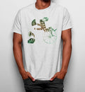 Camiseta Hombre Escuchando Música Gracioso