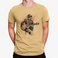 Camiseta Hombre Tocando la Guitarra