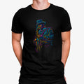 Camiseta Hombre Tocando Música Artístico