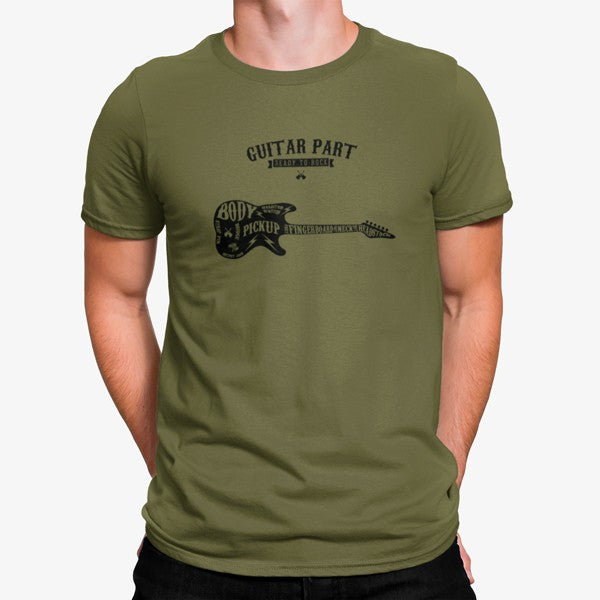 Camiseta Música Dibujo Guitarra
