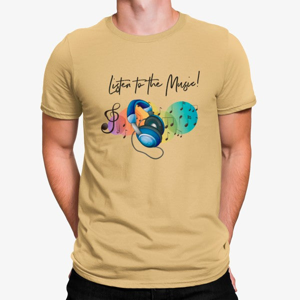 Camiseta Escucha Música Auriculares