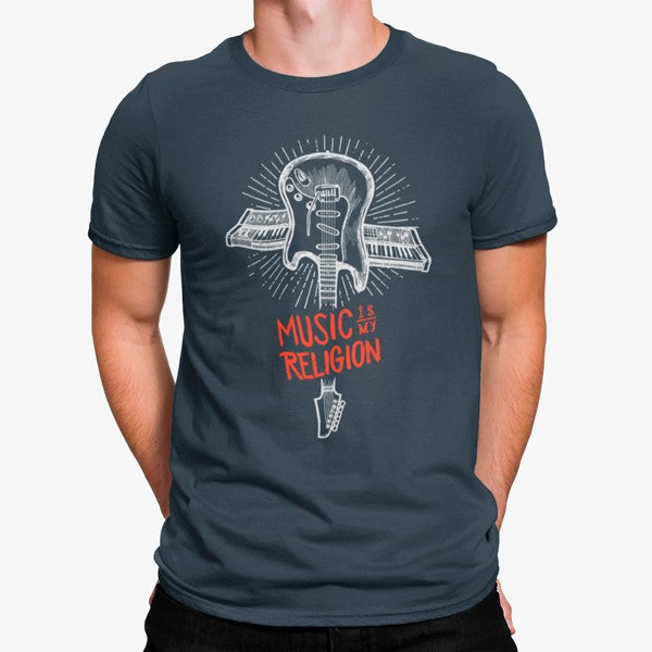 Camiseta La Música es mi Religión