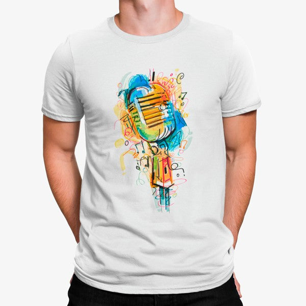 Camiseta Música Micrófono