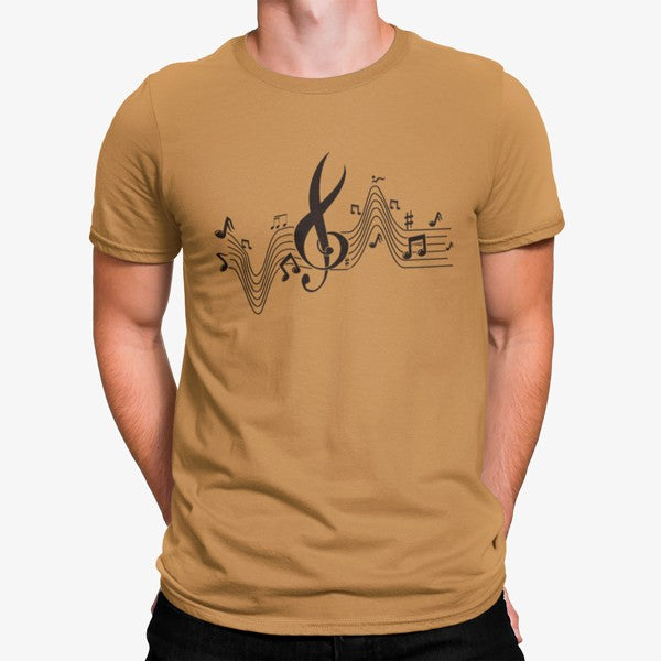 Camiseta Música Partitura