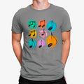 Camiseta Notas Musicales Coloridas