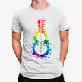 Camiseta Violín Colorido