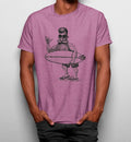 Camiseta Dibujo Hombre Con Tabla De Surf