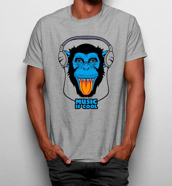 Camiseta Mono Música es Divertida
