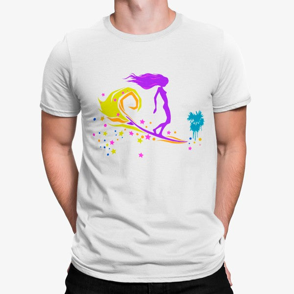 Camiseta Mujer Surfeando