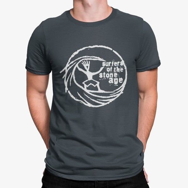 Camiseta Surfista En La Edad De Piedra
