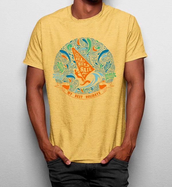 Camiseta Surf Mis Mejores Vacaciones