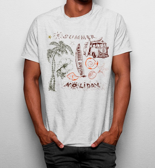 Camiseta Surf Vacaciones De Verano