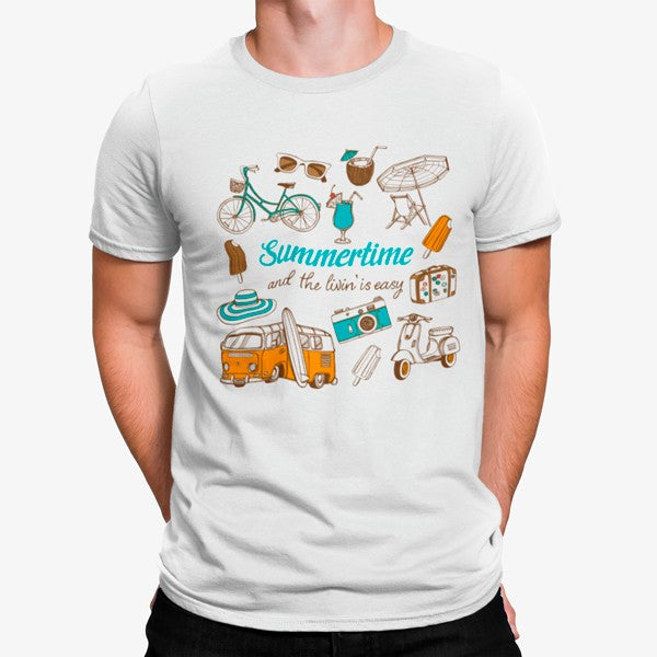 Camiseta Tiempo Verano Simbolos