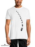 camiseta blanca marga corta hormiga