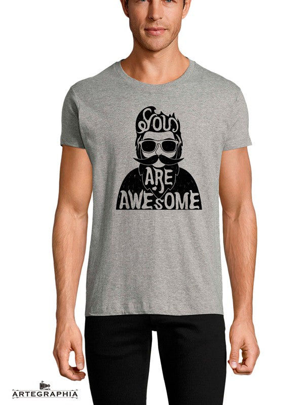 Camiseta Hombre con Barba