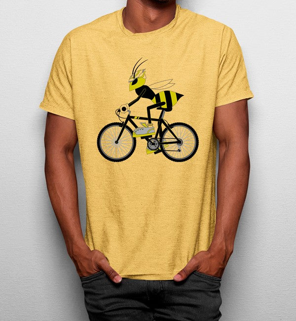 Camiseta Abeja en Bicicleta