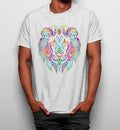 Camiseta Lion Colorido Néon