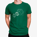 Camiseta Máquina Fotografica Minimalista