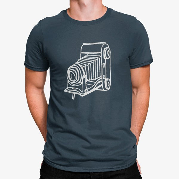Camiseta Máquina Fotográfica Vintage