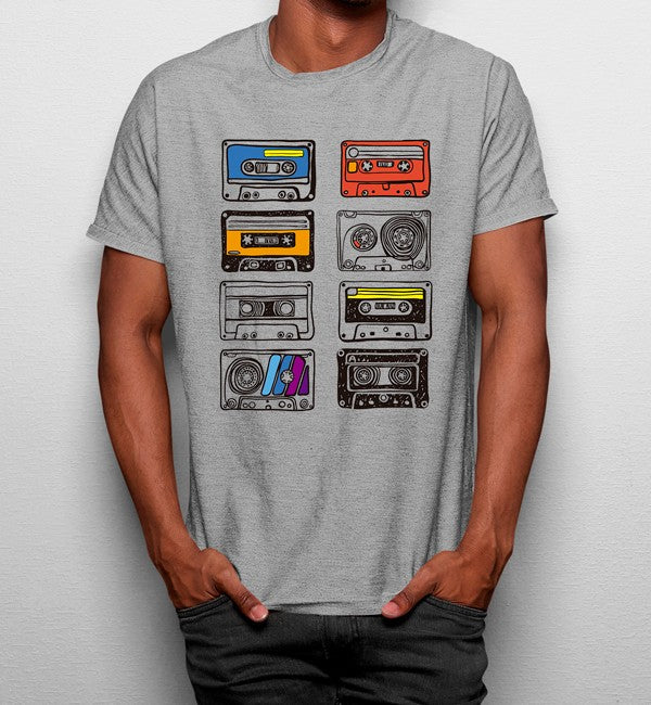 Camiseta Casetes Años 90
