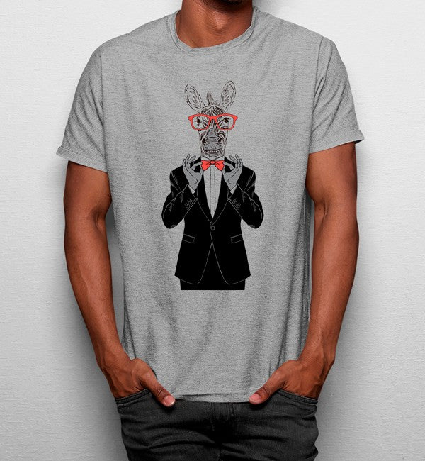 Camiseta Cebra en Traje