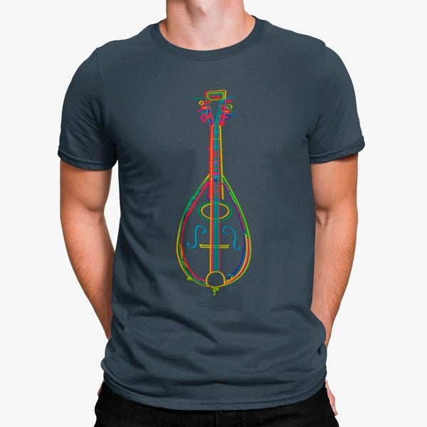 Camiseta Mandolina Minimalista