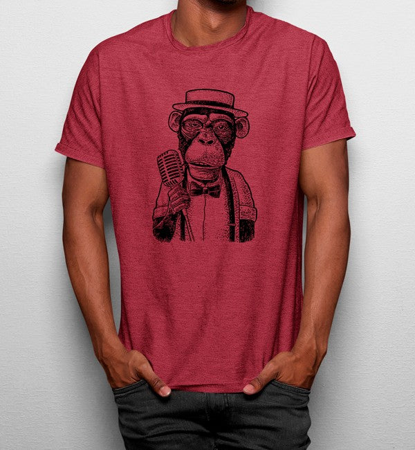 Camiseta Mono Cantante Jazz