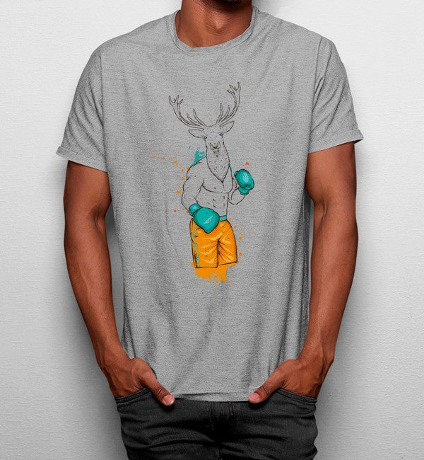 Camiseta Ciervo Boxeador