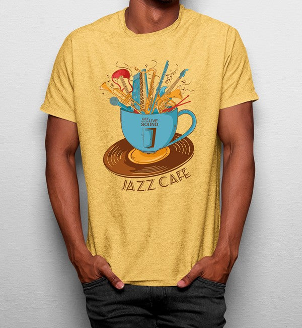 Camiseta Taza Café Jazz
