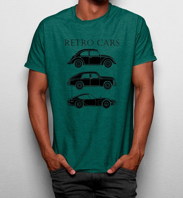 Camiseta Retro Coches