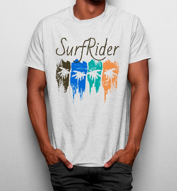 Camiseta Surfista Palmeras