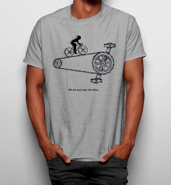 Camiseta Relájate y Toma una Bicicleta