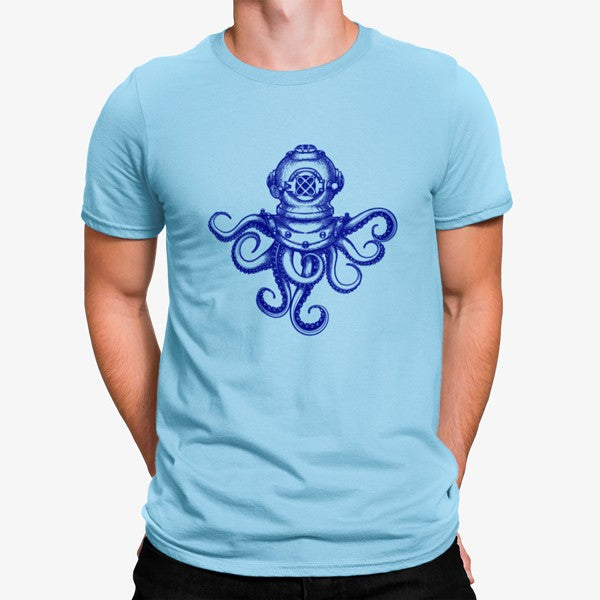 Camiseta Pulpo Buceo Vintage