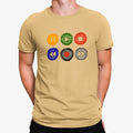 Camiseta Botones Música