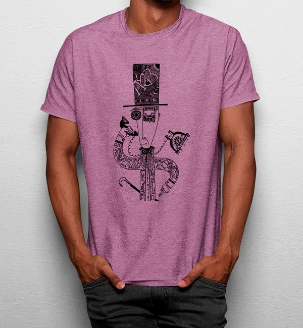 Camiseta Hombre Robot Telefóno