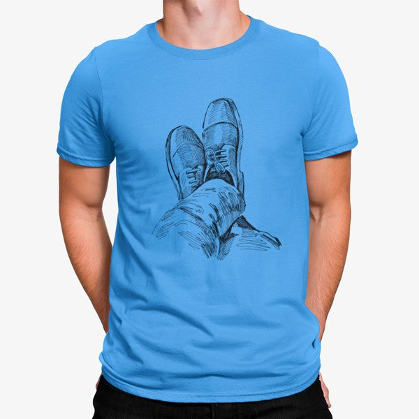 Camiseta Zapatos Líneas